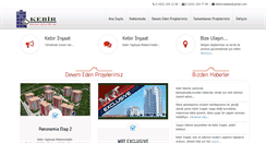 Desktop Screenshot of kebirinsaat.com