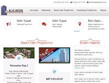Tablet Screenshot of kebirinsaat.com